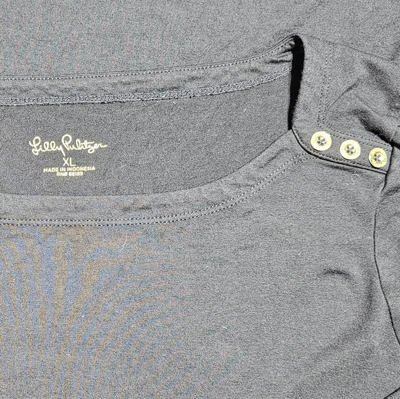 Lilly Pulitzer Color Onyx UPF 50+ Sophie Dress Size XL - Picture 6 of 6